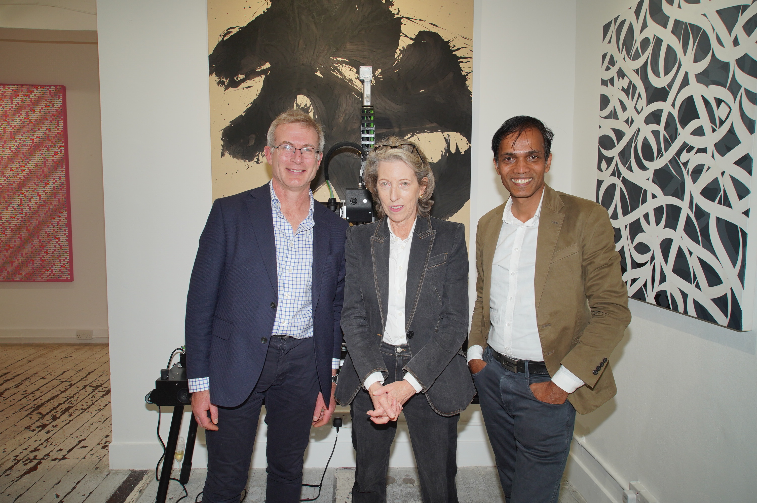 Artclear Founders Angus Scott and Charlotte Black with CTO Sanjeev Kumar
