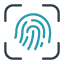 Artclear fingerprint icon